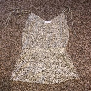 Sheer Cheetah Print Tank